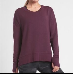 𝅺ATHLETA LADIES LONG SLEEVE PULL OVER TOP-S